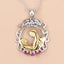 0.14 Carat Genuine Ruby .925 Sterling Silver Pendant