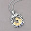 0.11 Carat Genuine Tanzanite Sterling Silver Pendant