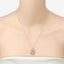 0.11 Carat Genuine Tanzanite Sterling Silver Pendant