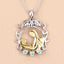 Pendentif en Émeraude Véritable de 0,09 Carat en Argent Sterling .925