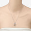 Pendentif en Émeraude Véritable de 0,09 Carat en Argent Sterling .925