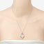 Pendentif en saphir bleu de 0,18 carat en argent sterling