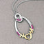 Colgante de Rubí Genuino de 0.18 Quilates en Plata Esterlina .925