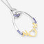 Pendentif en argent sterling .925 avec tanzanite véritable de 0,18 carat