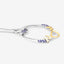 Pendentif en argent sterling .925 avec tanzanite véritable de 0,18 carat