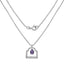 10.70 Carat Genuine Amethyst Sterling Silver Pendant