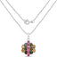 Pendentif élégant en tourmaline de 4,34 carats et en argent sterling
