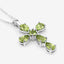 Elegant 2.24 Carat Genuine Peridot Sterling Silver Pendant