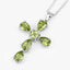 Elegant 2.24 Carat Genuine Peridot Sterling Silver Pendant