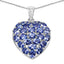 Colgante de Tanzanita Genuina de 3.96 Quilates en Plata Esterlina