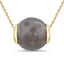 Colgante de Piedra Lunar Gris Genuina de 16.79 Quilates en Plata Esterlina