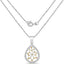 0.45 Carat Genuine White Diamond and Yellow Diamond Pendant