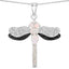 Elegant Ethiopian Opal & White Topaz Sterling Silver Pendant
