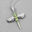 Pendentif en argent sterling avec péridot et topaze blanche de 1,98 carat