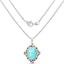 Colgante de Plata Esterlina de 18.50 Quilates con Múltiples Piedras Naturales
