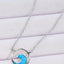 Collier Pendentif Vague en Opale