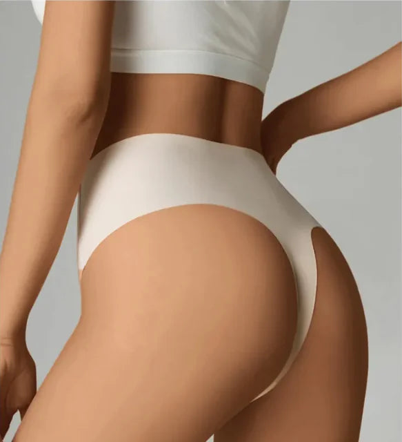 Sous-vêtements en soie douce pour femmes, sans couture, en une pièce