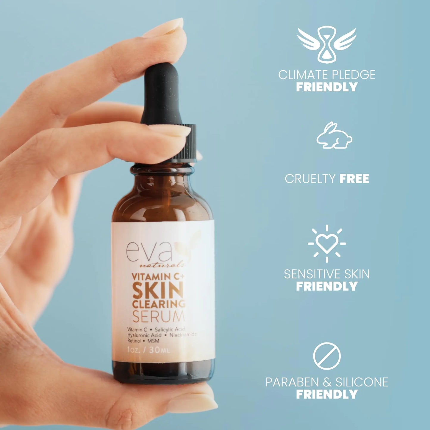 Premium Vitamin C Face Serum with Niacinamide & Hyaluronic Acid