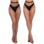 Charmnight Women's High Waist Fishnet Tights - Thigh High Pantyhose