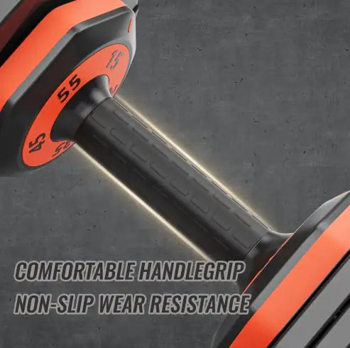 Juego de Mancuernas Ajustables de 55LB para Entrenamientos en Casa