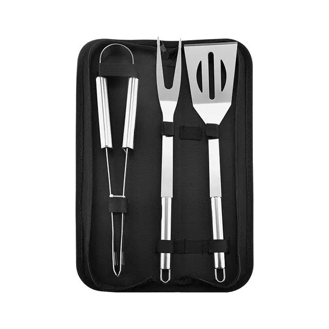 Ensemble d'outils de barbecue en acier inoxydable premium