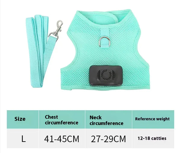 Cooling Dog Vest Harness with Adjustable Chest Strap
