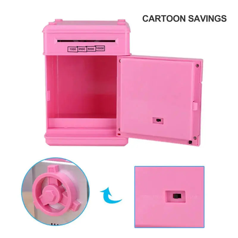 Caja de Ahorros Electrónica - Mini Alcancía para Niños