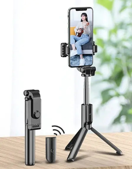LEAPCOVER Selfie Stick Light - Trépied 3-en-1 et Anneau Lumineux