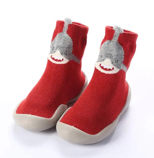 Chaussures pour bébés à semelle souple antidérapante pour les premiers pas