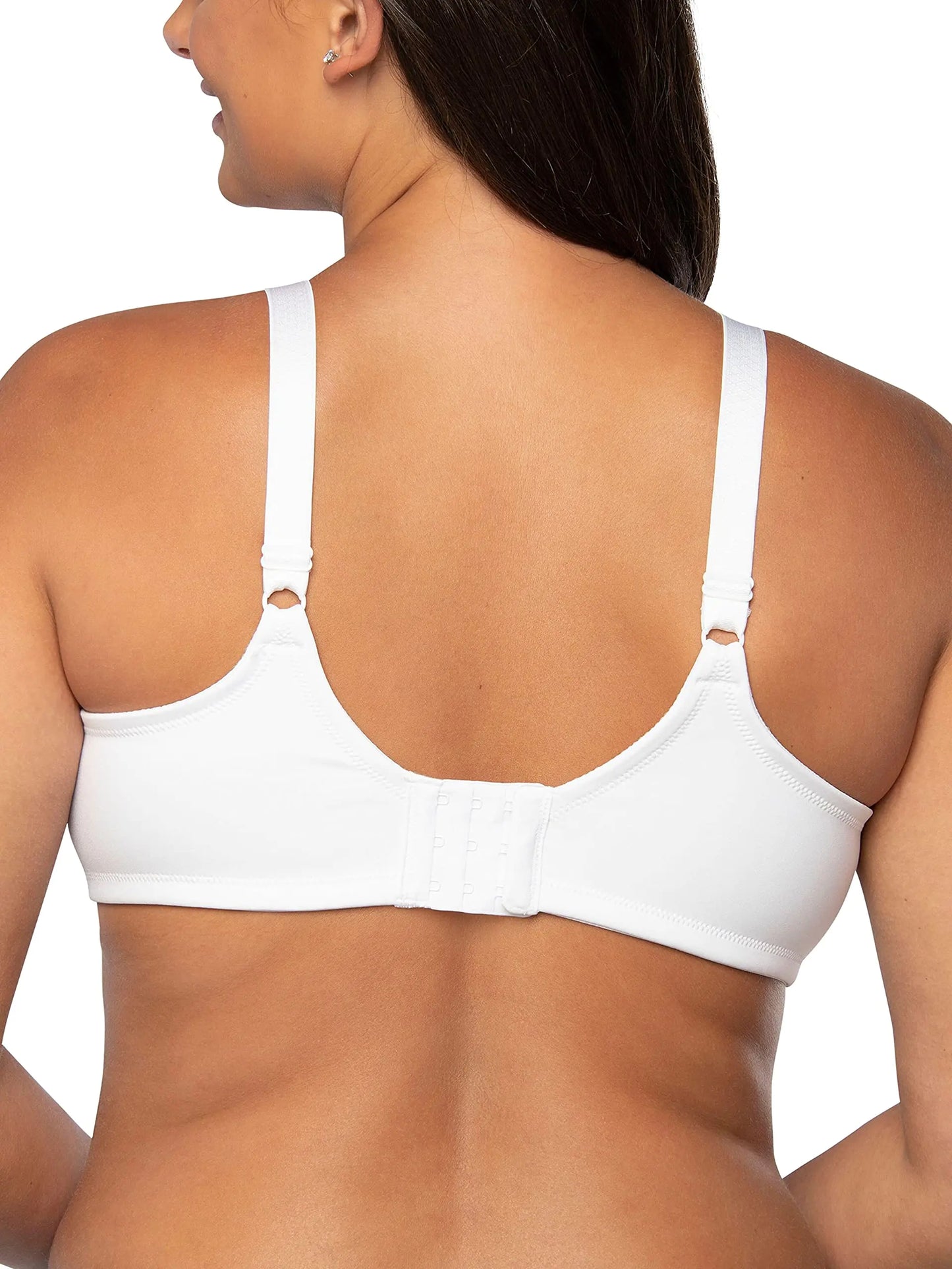 Vanity Fair Women's Full Figure Beauty Back Smoothing Bra - White 34G