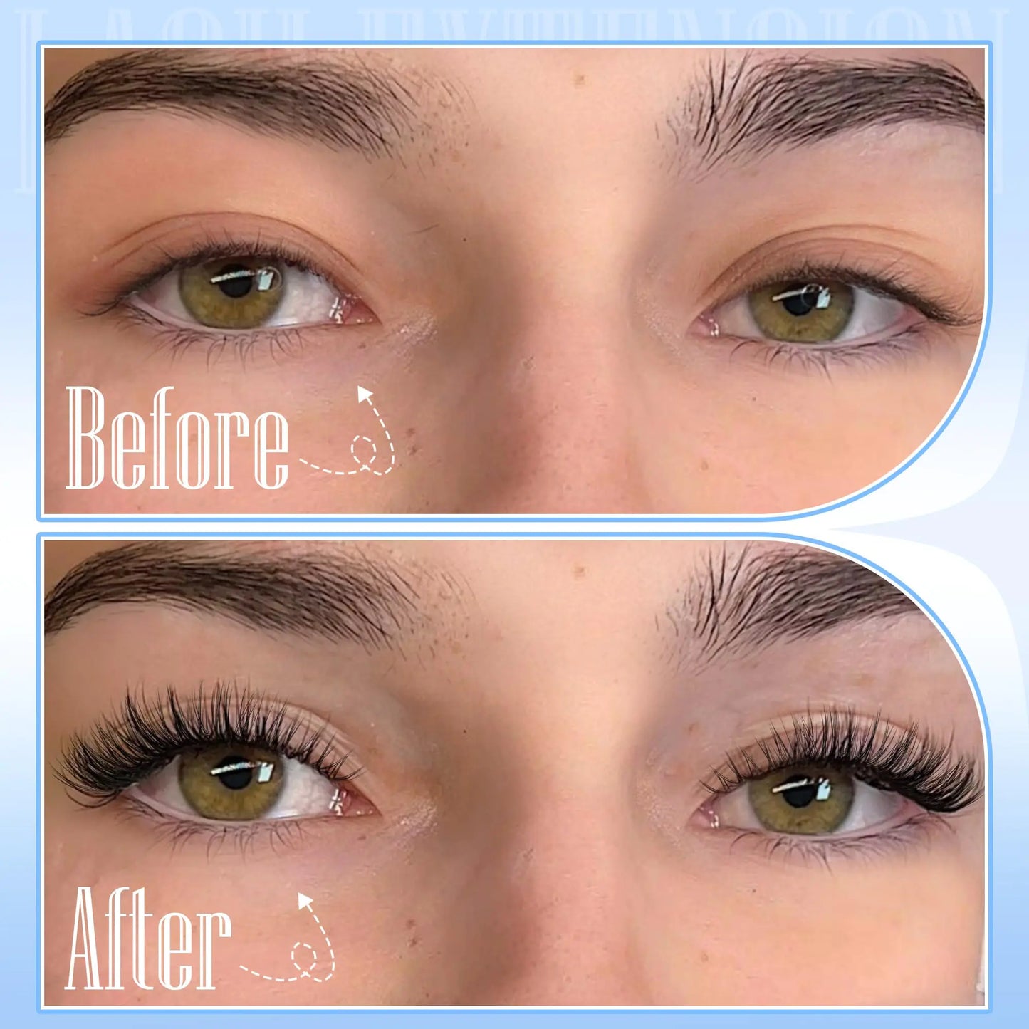 Natural Wispy Cluster Eyelash Extensions by TNFVLONEINS