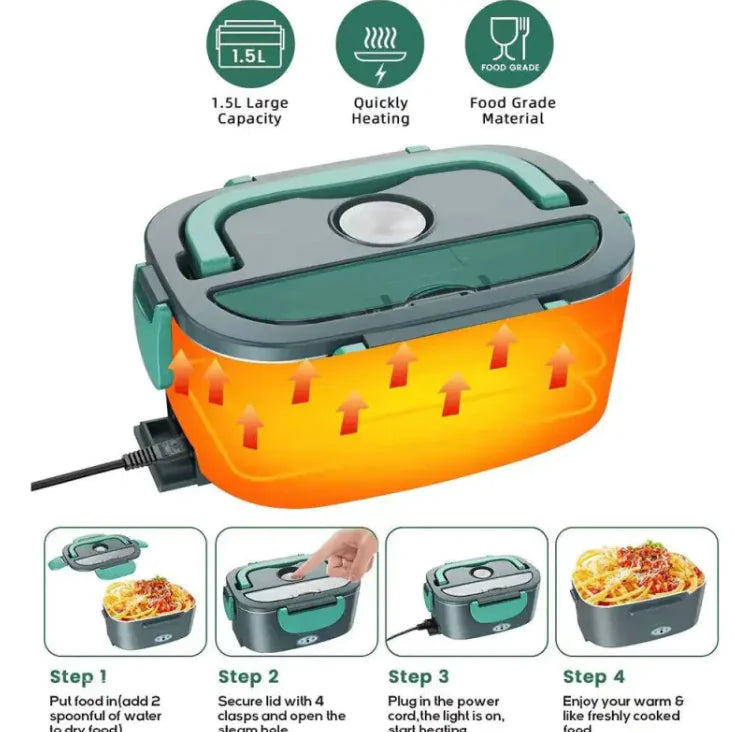Premium Electric Lunch Box Food Warmer Set