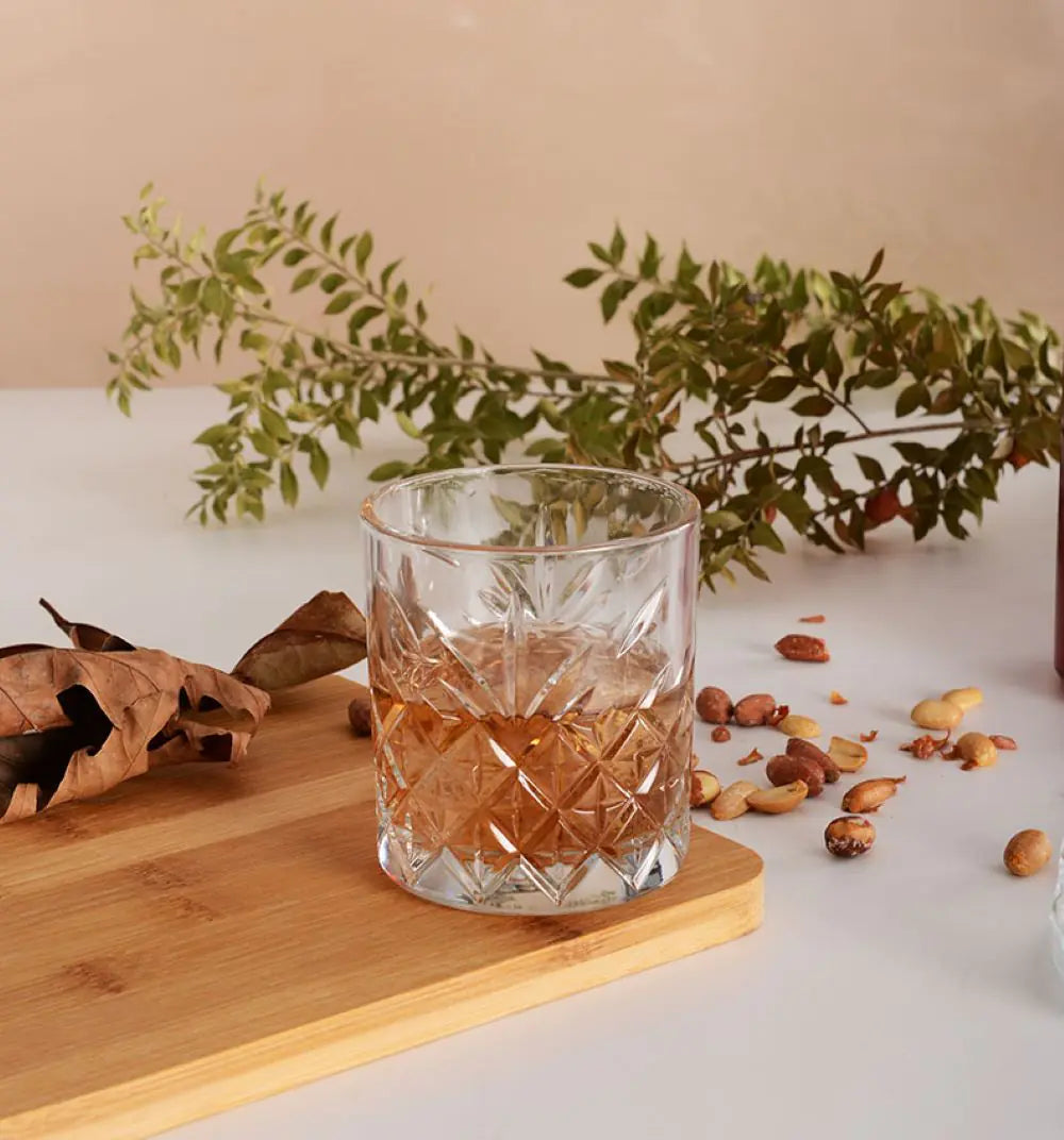 Paşabahçe Timeless Whiskey and Water Glasses Set of 4