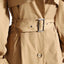 Manteau Trench à Volants