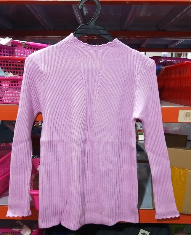Elegant Long-Sleeved Ruffled Shirt