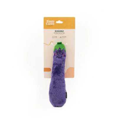 ZippyClaws Catnip Kickerz - Egg Plant