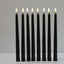 Pack of 6 Black LED Flameless Taper Candles