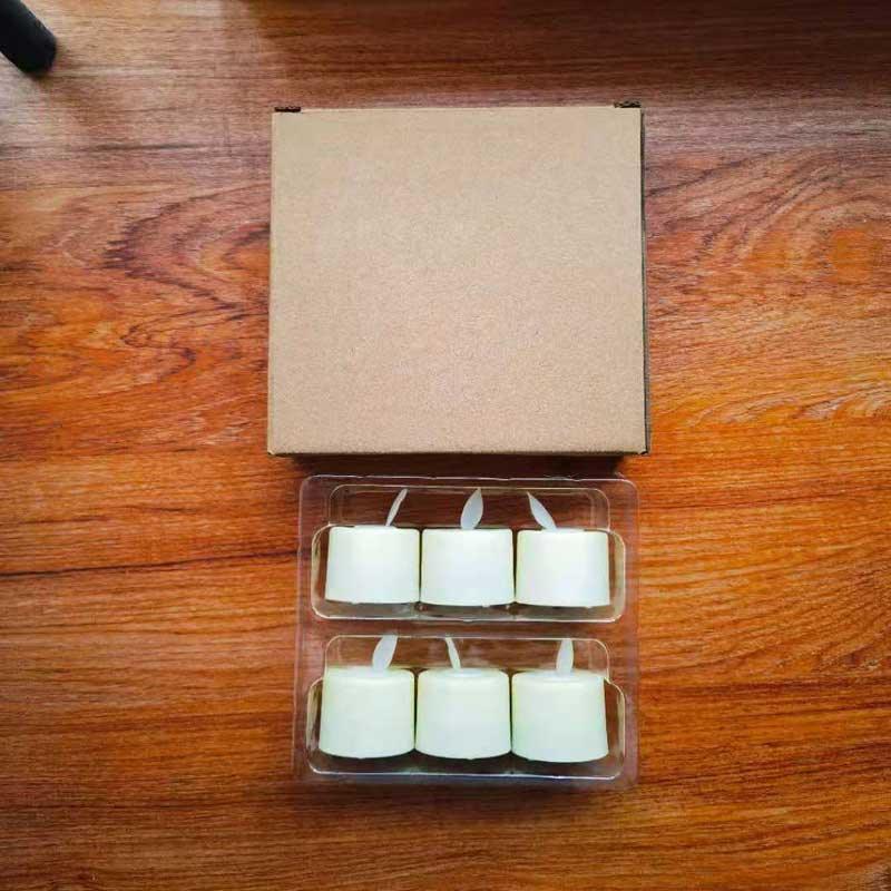 Set of 6 or 12 Realistic Flameless LED Tea Light Candles - Safe, Bright, and Perfect for Any Occasion - Korvel