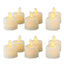 Set of 6 or 12 Realistic Flameless LED Tea Light Candles - Safe, Bright, and Perfect for Any Occasion - Korvel
