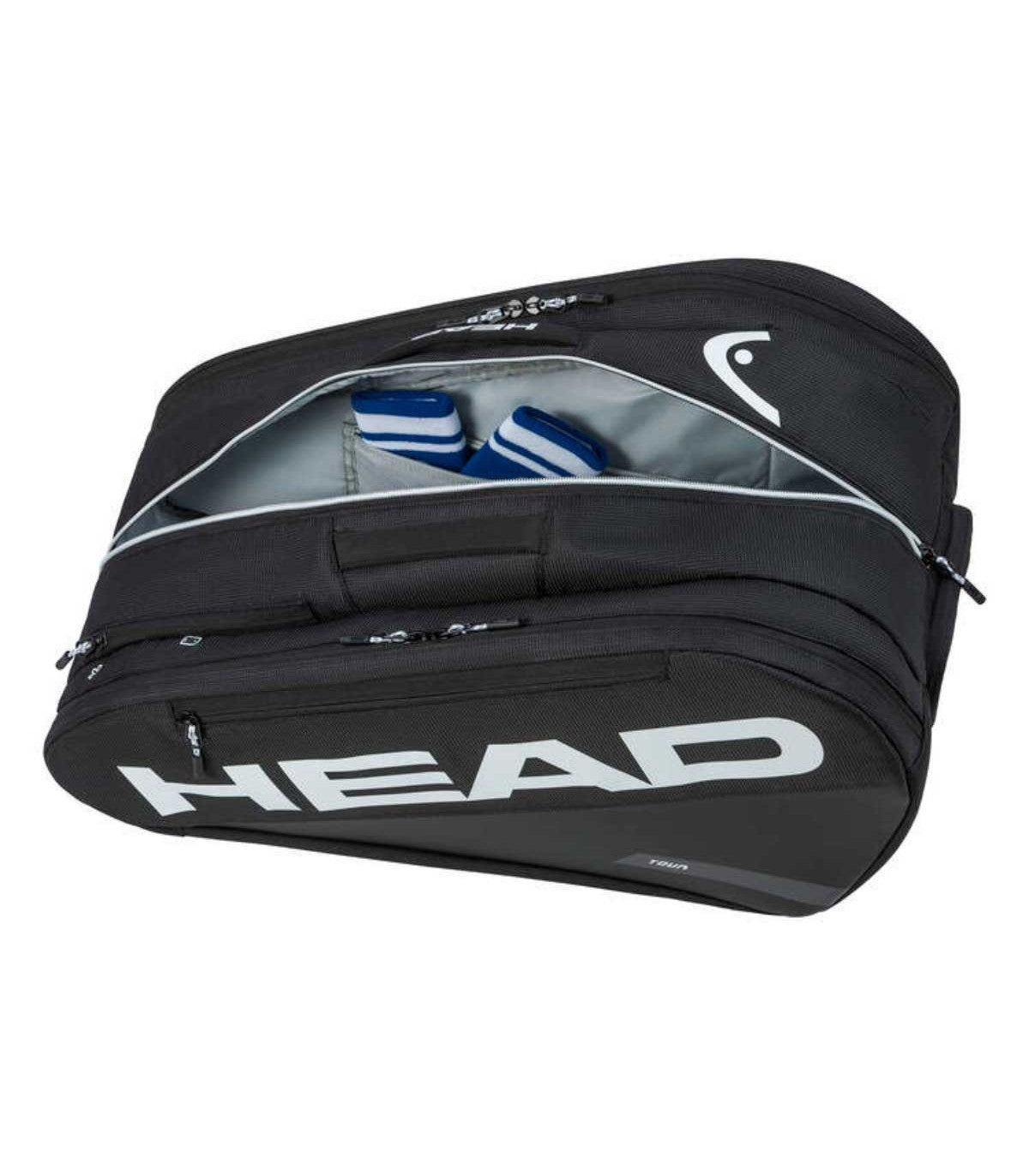 Sac de Padel Head Tour - Grand Sac à Raquettes Noir 2026
