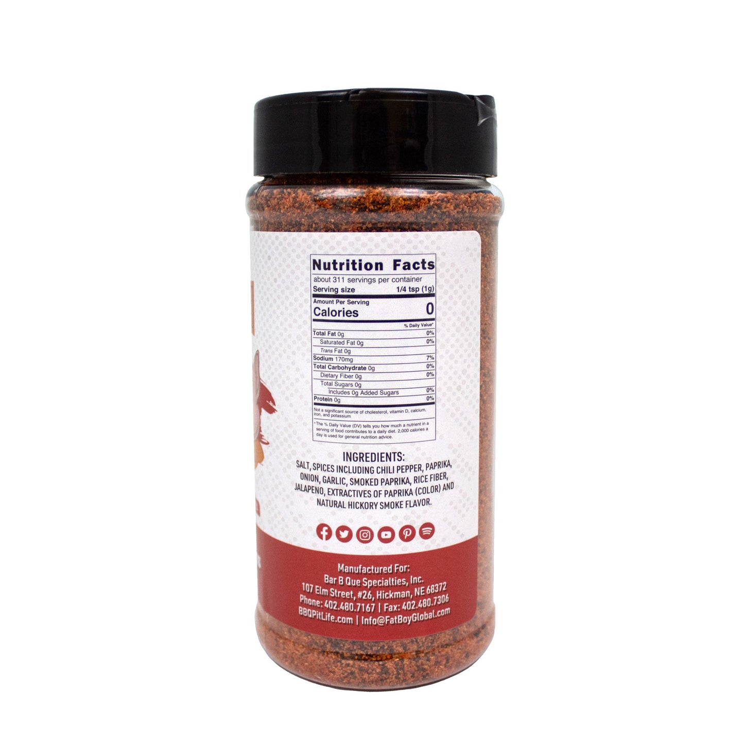 Premium All Purpose Gluten Free BBQ Rub - 11 oz