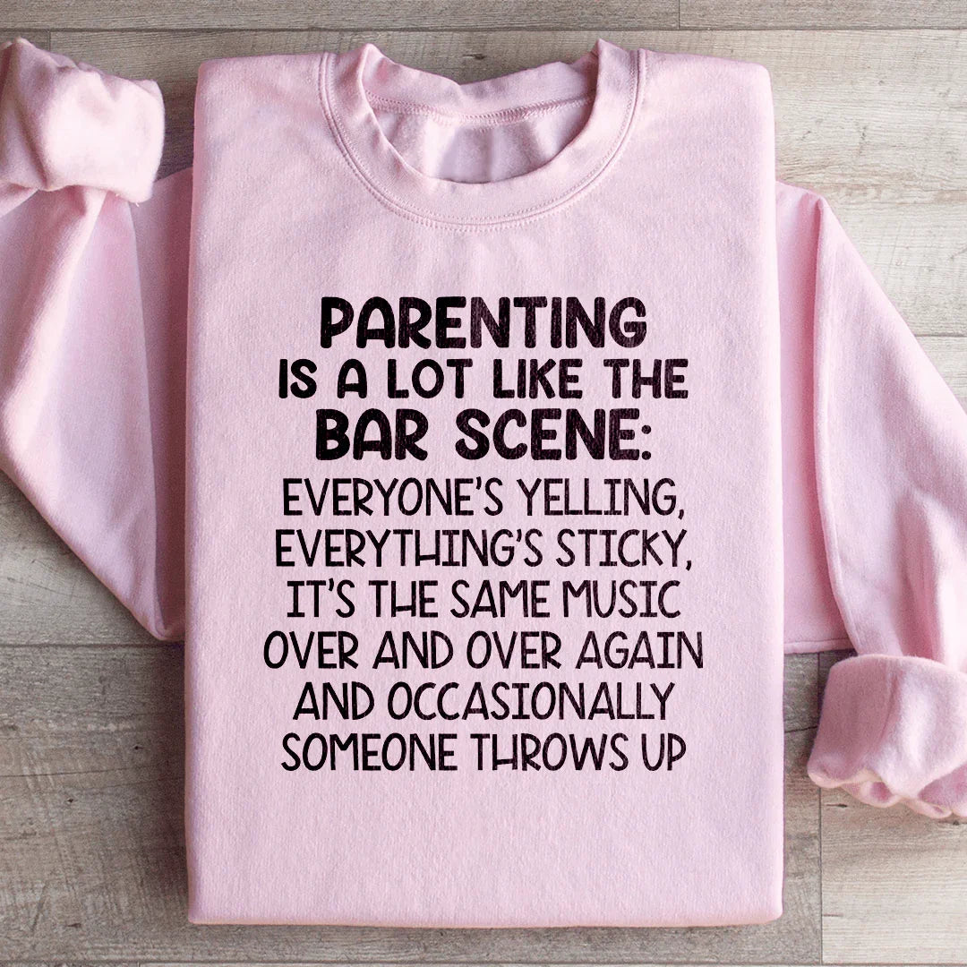 La crianza de los hijos se parece mucho a la escena del bar