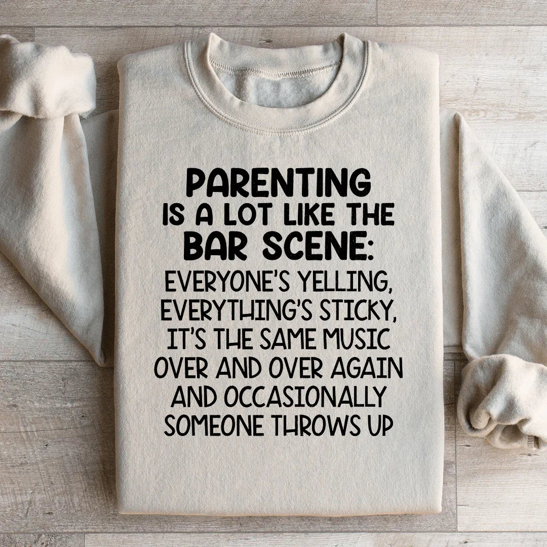 La crianza de los hijos se parece mucho a la escena del bar