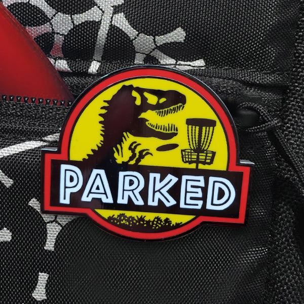 Pin T-Rex Estacionado - Mariposa de Metal