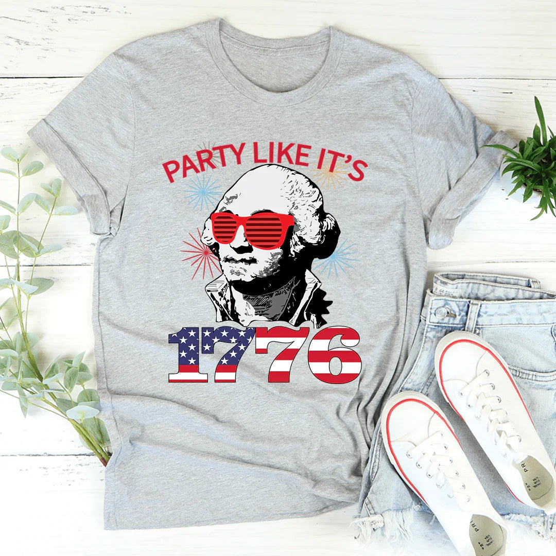 Camiseta de fiesta como si fuera 1776
