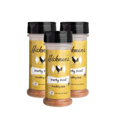 Mélange d'épices pour poulet Party Fowl de Hickman | Pack de 3