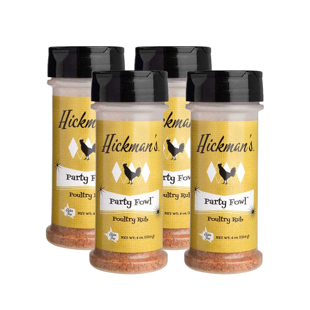 Mélange d'épices pour poulet Party Fowl de Hickman | Paquet de 4