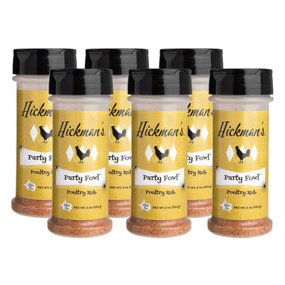 Mélange d'épices pour poulet Party Fowl de Hickman | Pack de 6