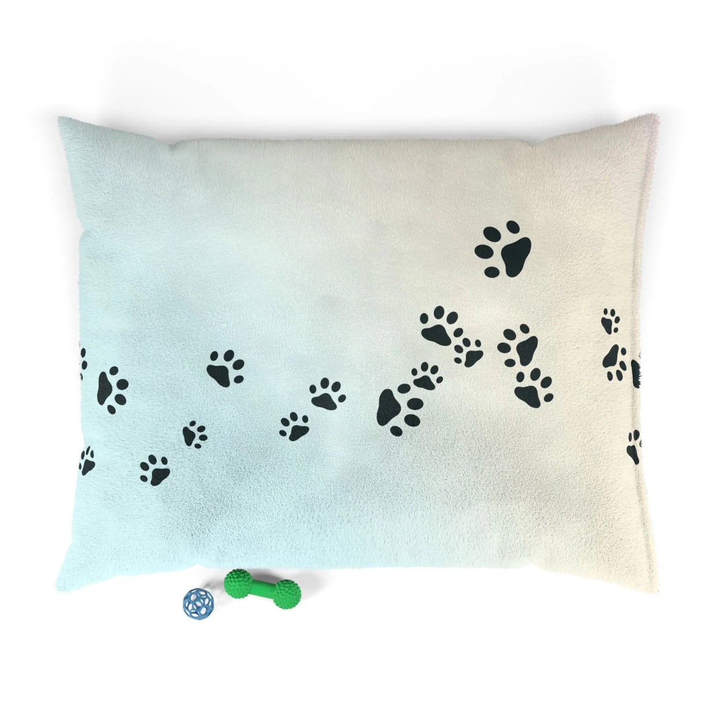 Lit pour animaux à empreintes de pattes pastel | Lit confortable pour chiens et chats