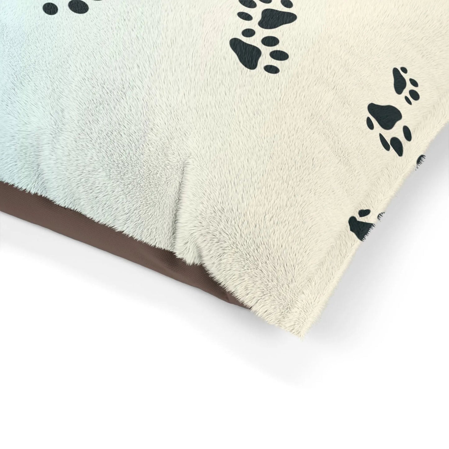 Lit pour animaux à empreintes de pattes pastel | Lit confortable pour chiens et chats